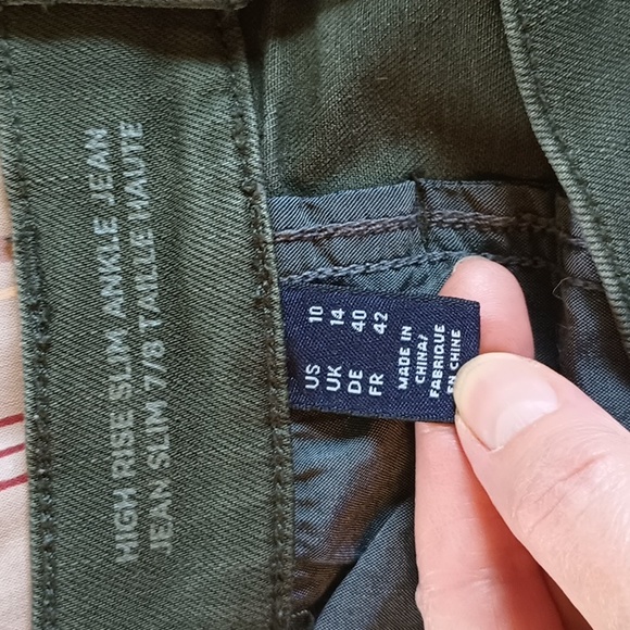 Lands End High Rise Slim Ankle  Jeans - Picture 6 of 11